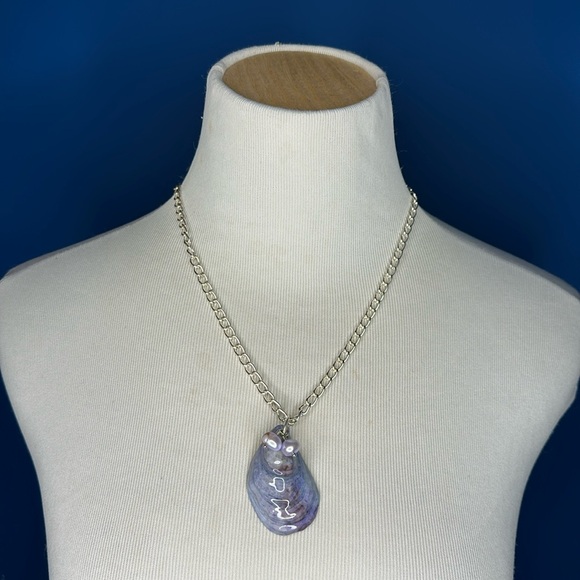 JRSDesignsltd Jewelry - Dyed oyster shell necklace   #3